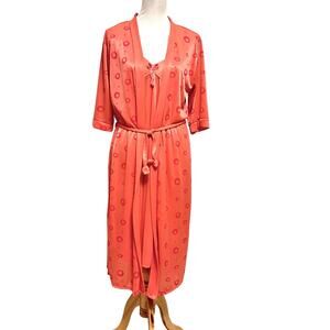 Vintage Sindrella Flawed NWT Robe and Nightgown Sz M